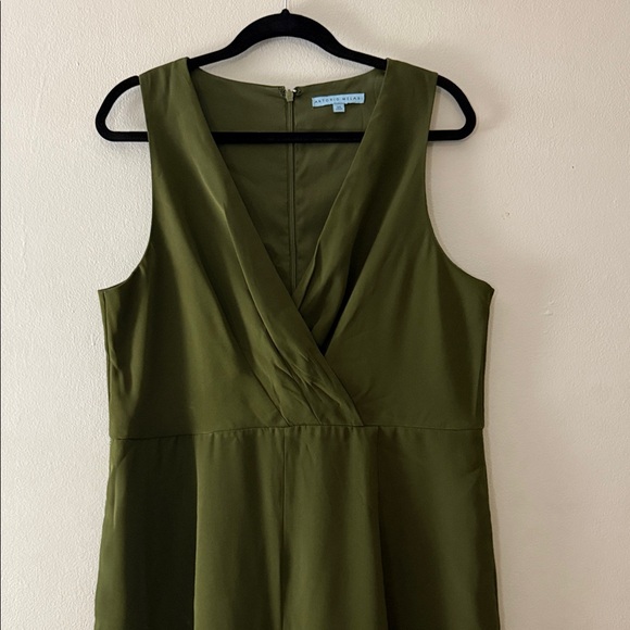 Antonio Melani Sleeveless Wide-Leg Jumpsuit Olive Green - Size 14 - Picture 3 of 7
